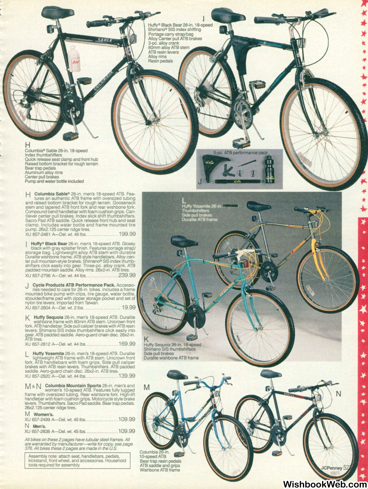 jcpenney lightweight 3 speed bicycle